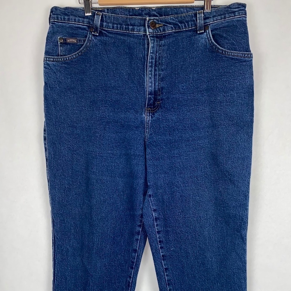 Riders by Lee High Waist Denim Blue Jeans size 18P petite EUC